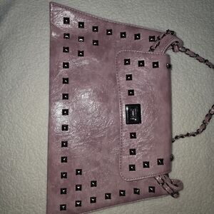 Pink Studded Women's Bag